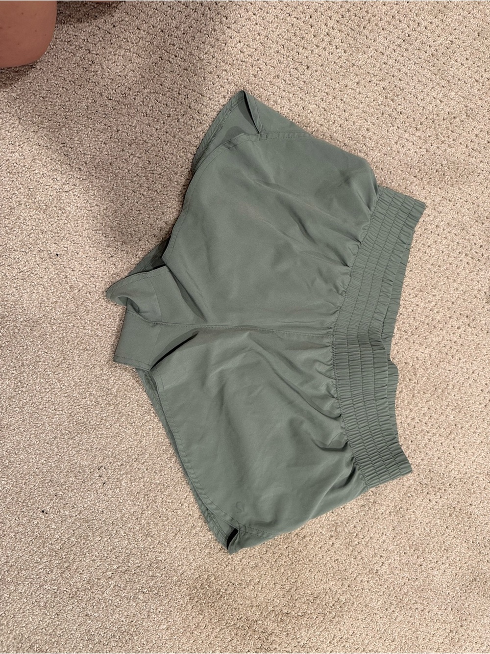 GAP Olive Green Athletic Shorts with Wide Elastic Waistband